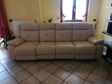 Divano posti beige usato  Tavernole sul Mella