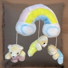 Cabide de berço móvel vintage 1983 Jolly Jumper bebê arco-íris ursos pastel pelúcia comprar usado  Enviando para Brazil