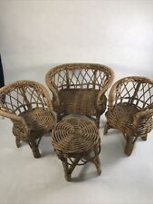 Dollhouse furniture wicker for sale  Chalfont