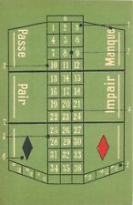 Cartão postal C-1910 mesa de jogo tacos de diamantes par passe indiviso 23-11918, usado comprar usado  Enviando para Brazil