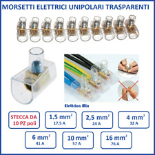 Morsetti elettrici unipolari usato  Ruvo di Puglia