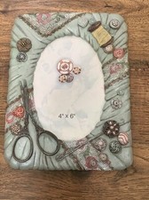 Moldura para fotos exclusiva quadro pequeno resina costura artesanato quilting, usado comprar usado  Enviando para Brazil