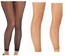 Fishnet tights footless for sale  MITCHAM