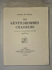 Gentilshommes chasseurs marqui d'occasion  Paris V