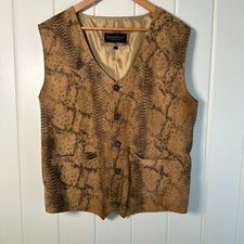 Leather cult vest for sale  Eden Prairie