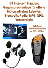 Headset motorradhelm bluetooth gebraucht kaufen  Hamburg