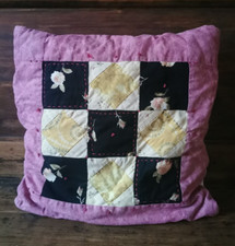 Vintage patchwork cushion. for sale  CHESTERFIELD
