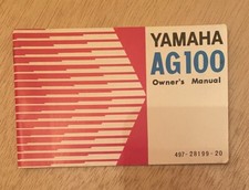 Vintage Original Austrália Yamaha Enduro AG 100cc manual do proprietário da motocicleta comprar usado  Enviando para Brazil