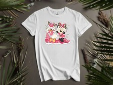 Camiseta com capuz rosa renas Daisy And Minnie Besties masculina feminina unissex AD255 comprar usado  Enviando para Brazil