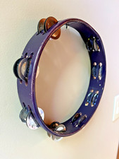Vintage purple tambourine for sale  River Falls