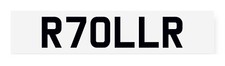 Registration plate. roller. for sale  BRAINTREE