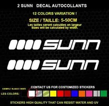 Sunn autocollant véritable d'occasion  Argenteuil