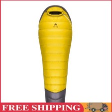 Saco de dormir de camping de plumón de ganso ultraligero para exteriores interiores (amarillo 600 g) segunda mano  Embacar hacia Mexico