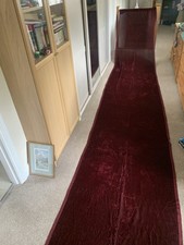 Burgundy crushed velvet for sale  PETERBOROUGH
