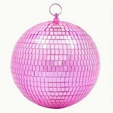 Pink mirror ball for sale Pink mirror ball for sale  SHREWSBURY