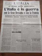 Italia giugno 1940 usato  Castellammare di Stabia
