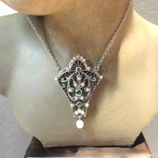 Jugendstil smaragd schmuck gebraucht kaufen  Pforzheim