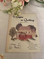 Designs quilling patterns for sale  BEDWORTH