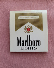 Marlboro lights matchbook for sale  POOLE