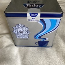Empty tin. tetley for sale  CARNFORTH