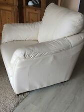 Fauteuil cuir blanc d'occasion  Saint-Sébastien-de-Morsent