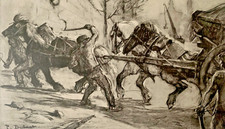 Tableau ancien estampe d'occasion  France