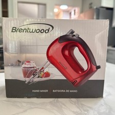 Brentwood HM-46: Misturador Elétrico Leve, 5 Velocidades - Vermelho comprar usado  Enviando para Brazil