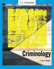 Criminology siegel larry for sale  USA
