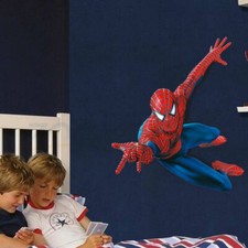 Spiderman wandtattoo wanddeko gebraucht kaufen  Bremen