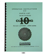 Clausing lathe 4900 for sale  Goddard