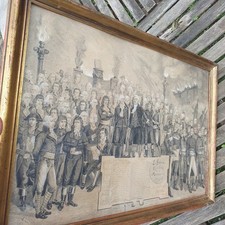 Dessin ancien lavis d'occasion  Sarlat-la-Canéda