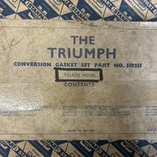 Triumph toledo gasket for sale  SOUTHAMPTON