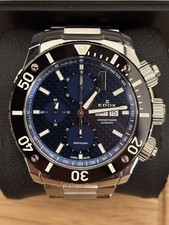 Relógio masculino EDOX Class-1 Chronoffshore cronógrafo automático mostrador azul 500M: JP comprar usado  Enviando para Brazil