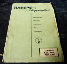 Rig rasspe schleppermäher gebraucht kaufen  Künzing