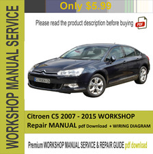 Citroen C5 2007 - 2015 OFICINA Reparo MANUAL pdf Download + DIAGRAMA DE FIAÇÃO comprar usado  Enviando para Brazil