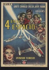 117- PROGRAMA DE MANO DE CINE. 4 EN EL ESPACIO. I quattro del getto tonante. comprar usado  Enviando para Brazil