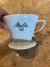 Filtro de café Melitta 102 Schnell filtro rápido filtro de porcelana 3 furos comprar usado  Enviando para Brazil