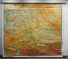 Lehrtafel schulwandkarte bayer gebraucht kaufen  Pirna, Dohma, Struppen