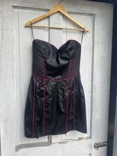 Zara black faux for sale  KINGSTON UPON THAMES