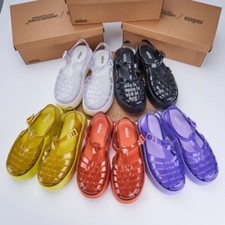 Sandálias femininas Jelly plataforma vermelha Melissa plataforma praia Baotou sapatos de verão comprar usado  Enviando para Brazil
