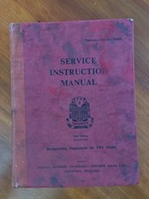 Service instruction manual for sale  Katy