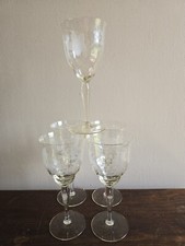 Set vtg etched for sale  Speedwell