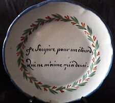 Ancienne assiette parlante d'occasion  Saint-Dié-des-Vosges