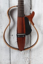 Guitarra elétrica acústica silenciosa Yamaha SLG200S corda de aço natural com bolsa gig, usado comprar usado  Enviando para Brazil