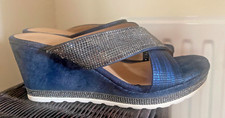 Navy blue wedge for sale  NEWARK