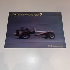 Caterham super brochure for sale  ST. ASAPH