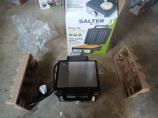 Placas de hierro antiadherentes para gofrera Salter control de temperatura ajustable 1600 W,  segunda mano  Embacar hacia Mexico