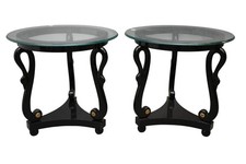 Pair black lacquer for sale  West Palm Beach