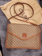 Bolsa de ombro Celine Macadam couro PVC - Bolsa envelope Celine vintage, usado comprar usado  Enviando para Brazil