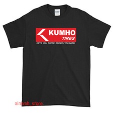 Nova camiseta engraçada masculina logotipo essencial pneu comercial kumho EUA tamanho P-XXL, usado comprar usado  Enviando para Brazil